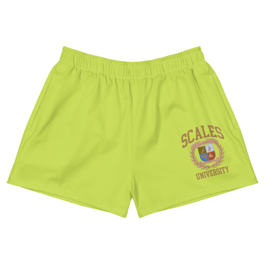 Women’s Electric Green  Athletic Shorts