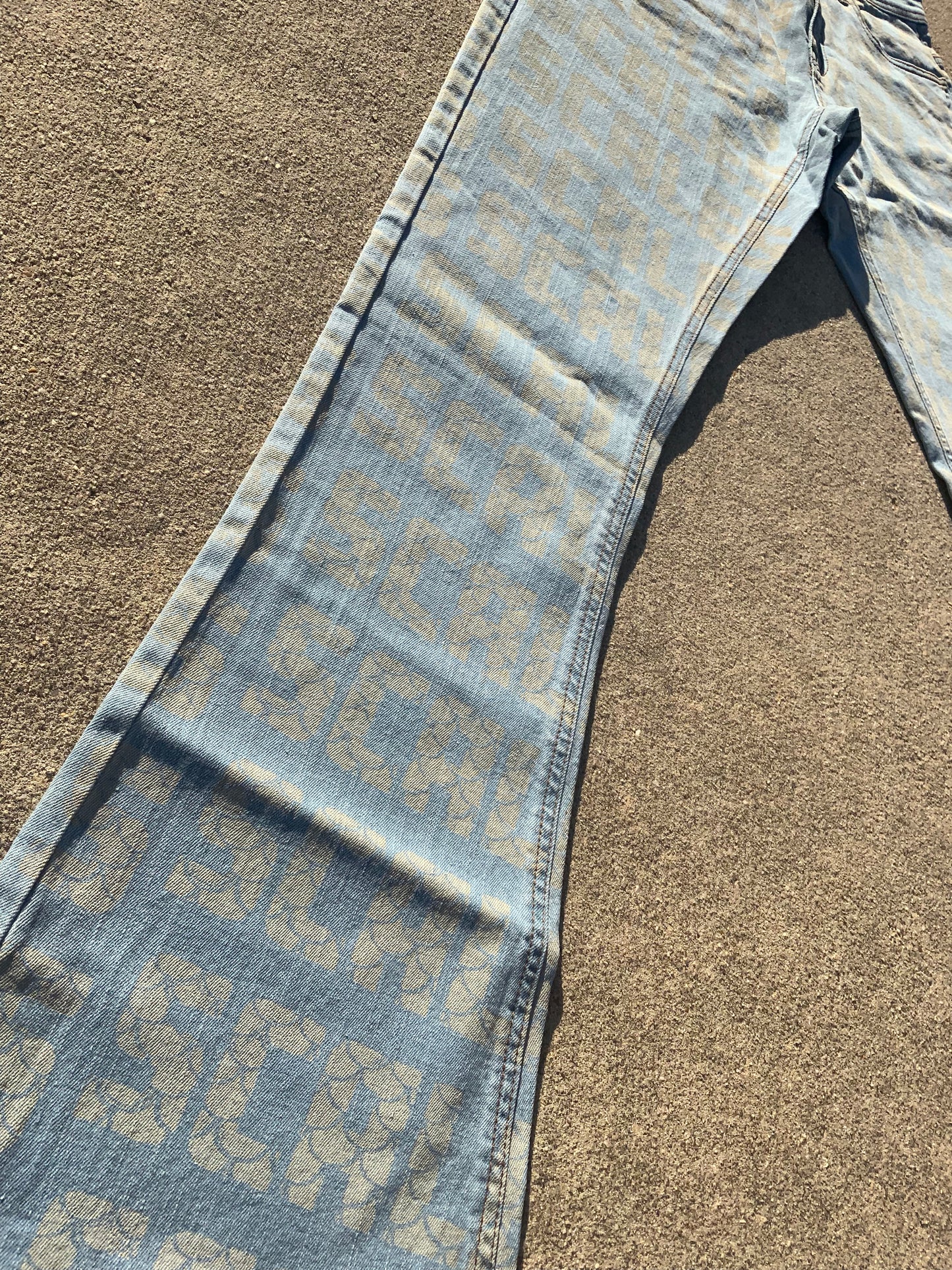 Scales All Over Denim