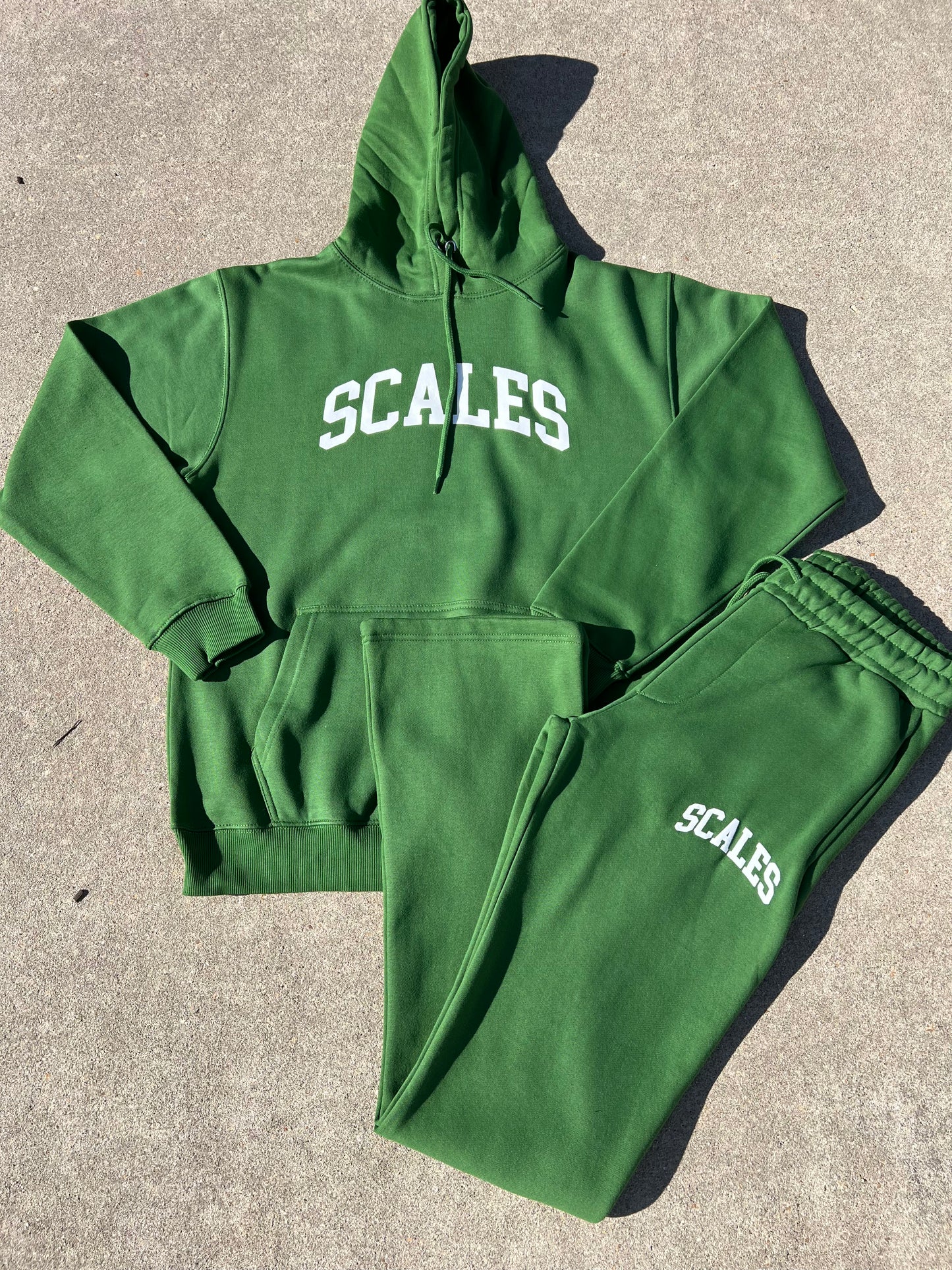 Scales Hooded Stacked Sweatsuit